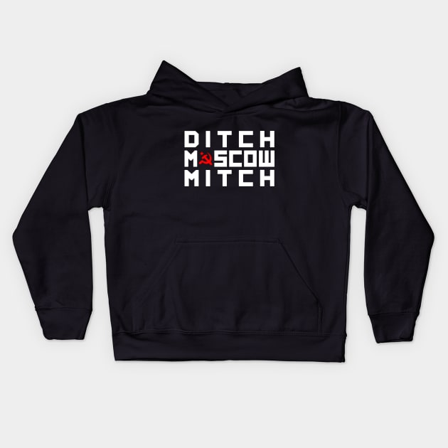 Moscow Mitch Kids Hoodie by christopper